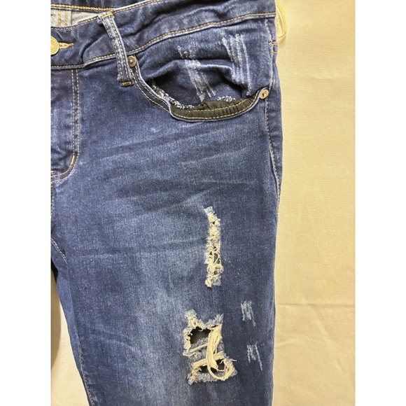 Kan Can women’s jeans 15 31 distressed frayed hem - Picture 3 of 6